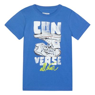 Converse Boys' blue 'All Star' printed t-shirt